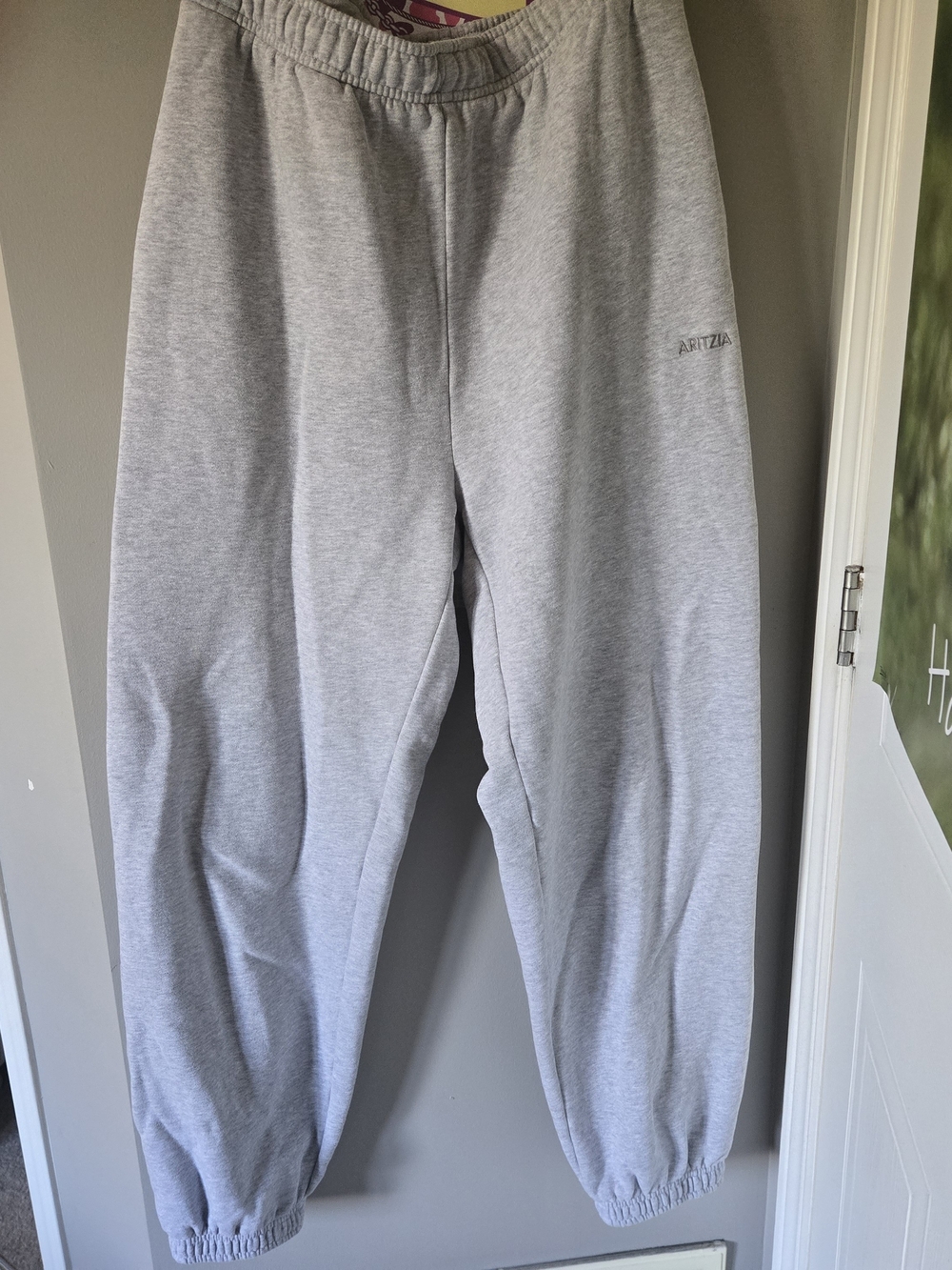 Aritzia Cozy Sweatfleece Grey Mega Fit Sweatpants